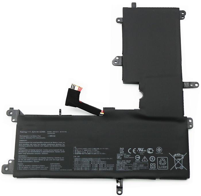 Kompatibel Bærbar PC batteri til Asus ZenBook-Flip-14-Q405UA Kompatibel Bærbar PC batteri Asus til ZenBook-Flip-14-Q405UA