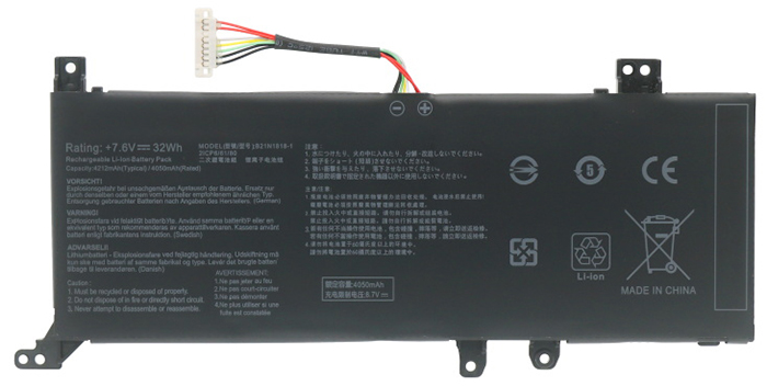 Kompatibel Bærbar PC batteri til asus VivoBook-14-X412F Kompatibel Bærbar PC batteri asus til VivoBook-14-X412F