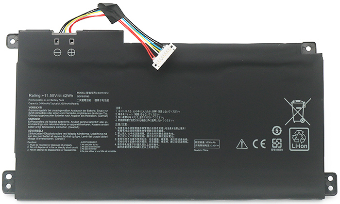 Kompatibel Bærbar PC batteri asus  til VivoBook-E510MA 