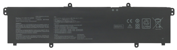 Kompatibel Bærbar PC batteri til asus ExpertBook-B1-B1400CEPE Kompatibel Bærbar PC batteri asus til ExpertBook-B1-B1400CEPE