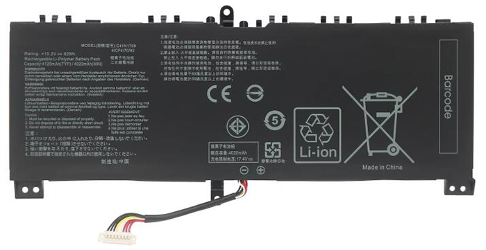 Kompatibel Bærbar PC batteri til ASUS ROG-STRIX-GL503VS-EI001T Kompatibel Bærbar PC batteri ASUS til ROG-STRIX-GL503VS-EI001T