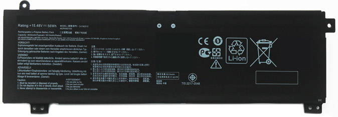 Kompatibel Bærbar PC batteri til ASUS ROG-Strix-G17-FX507ZE Kompatibel Bærbar PC batteri ASUS til ROG-Strix-G17-FX507ZE