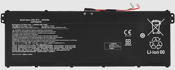 Kompatibel Bærbar PC batteri acer  til 31CP5/82/70 