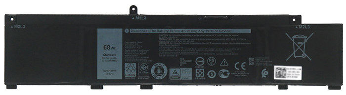 Kompatibel Bærbar PC batteri til dell 72WGV Kompatibel Bærbar PC batteri dell til 72WGV