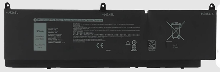 Kompatibel Bærbar PC batteri til dell P93F Kompatibel Bærbar PC batteri dell til P93F