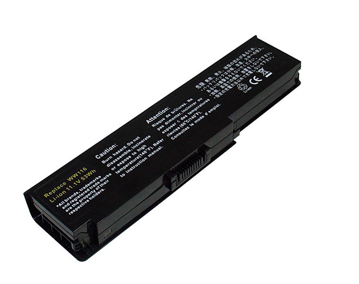 Kompatibel Bærbar PC batteri til dell FT080 Kompatibel Bærbar PC batteri dell til FT080