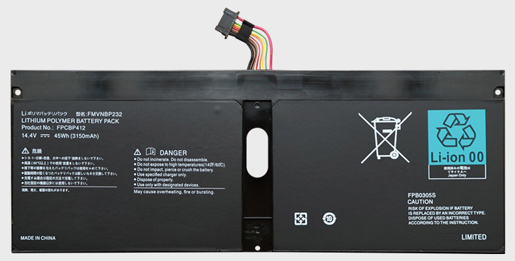 Kompatibel Bærbar PC batteri FUJITSU  til FPCBP412 
