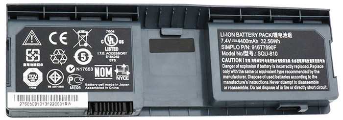 Kompatibel Bærbar PC batteri FUJITSU  til SQU-810 