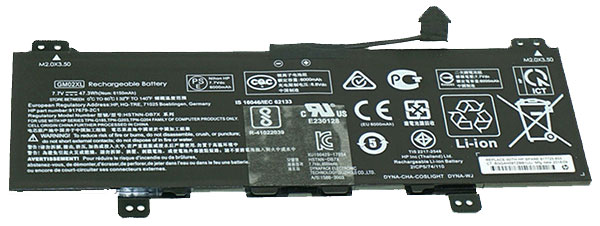 Kompatibel Bærbar PC batteri til HP GM02047XL Kompatibel Bærbar PC batteri HP til GM02047XL