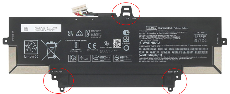 Kompatibel Bærbar PC batteri HP  til EliteBook-X360-1040-G7-226Z2PA 