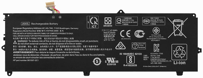 Kompatibel Bærbar PC batteri til HP HSN-I07C Kompatibel Bærbar PC batteri HP til HSN-I07C