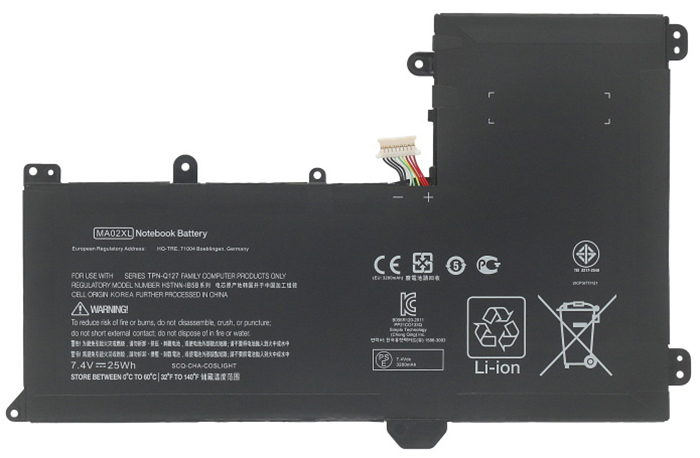 Kompatibel Bærbar PC batteri til HP SlateBook-10-h007ru-x2 Kompatibel Bærbar PC batteri HP til SlateBook-10-h007ru-x2
