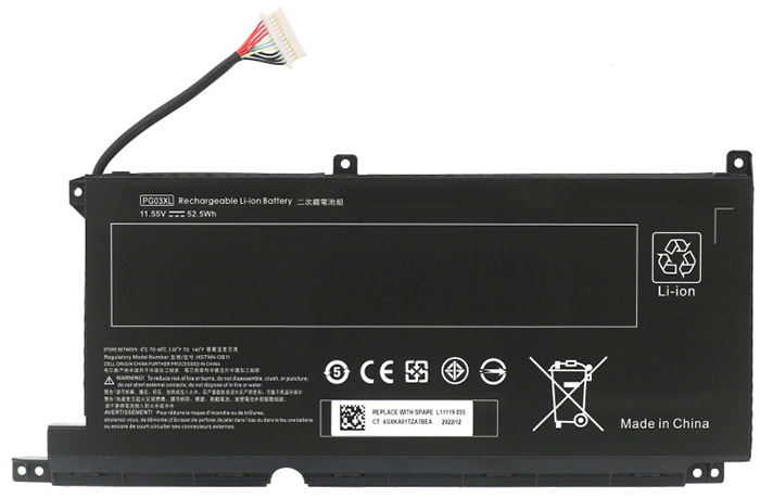 Kompatibel Bærbar PC batteri HP  til HSTNN-OB1I 