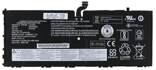 Kompatibel Bærbar PC batteri lenovo  til 01AV454 