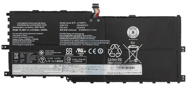 Kompatibel Bærbar PC batteri lenovo  til SB10K97624 