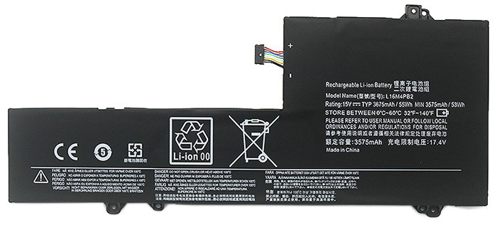 Kompatibel Bærbar PC batteri lenovo  til L16L4PB2 