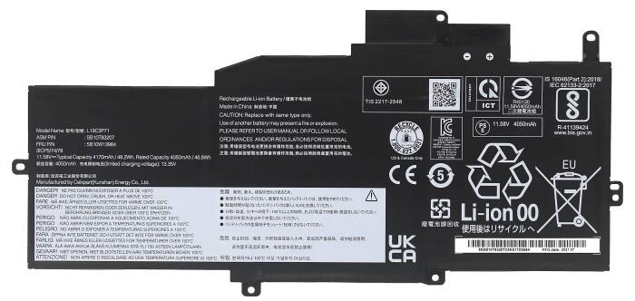 Kompatibel Bærbar PC batteri til lenovo L19M3P73 Kompatibel Bærbar PC batteri lenovo til L19M3P73