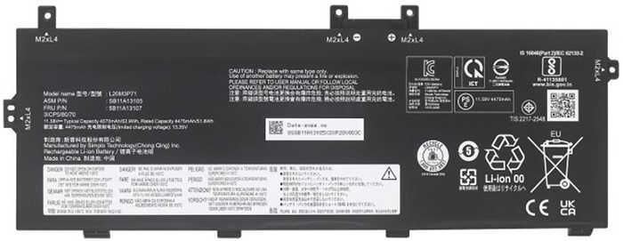 Kompatibel Bærbar PC batteri til lenovo L20C3P71 Kompatibel Bærbar PC batteri lenovo til L20C3P71