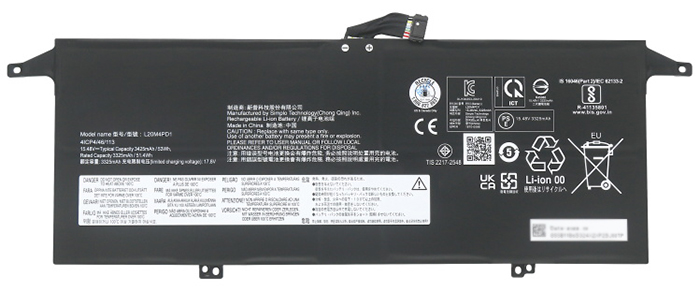 Kompatibel Bærbar PC batteri lenovo  til L20M4PD1 