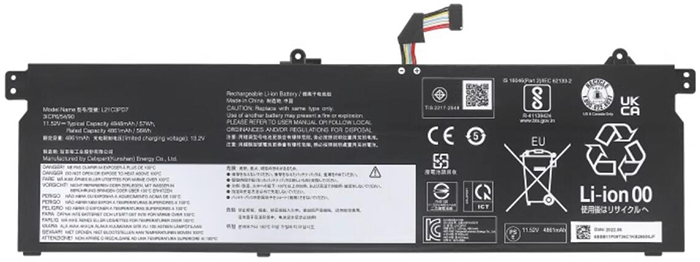 Kompatibel Bærbar PC batteri til lenovo L21C3PD7 Kompatibel Bærbar PC batteri lenovo til L21C3PD7