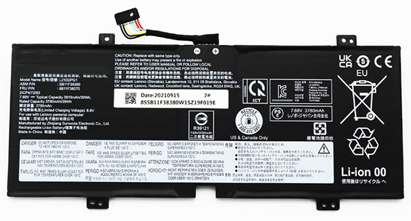 Kompatibel Bærbar PC batteri til lenovo L21C2PG1 Kompatibel Bærbar PC batteri lenovo til L21C2PG1
