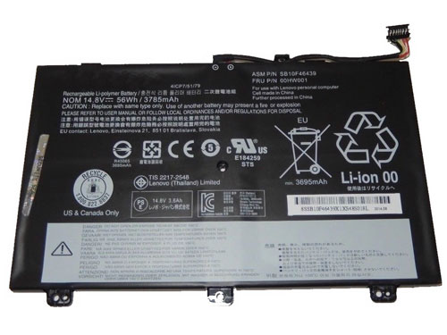 Kompatibel Bærbar PC batteri til Lenovo 00HW000 Kompatibel Bærbar PC batteri Lenovo til 00HW000