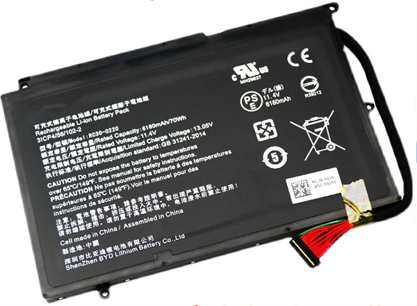 Kompatibel Bærbart Batteri til RAZER RZ09-03148E02-R3U1 Kompatibel Bærbart Batteri RAZER til RZ09-03148E02-R3U1