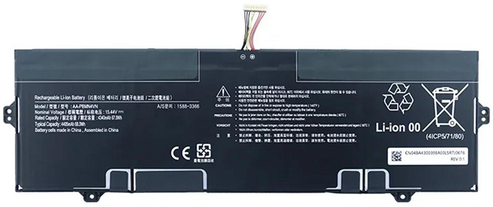 Kompatibel Bærbar PC batteri SAMSUNG  til Galaxy-Book-Pro-360-15-NP950QDB 