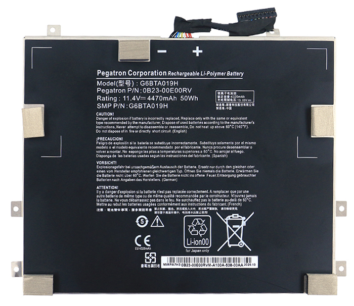 Kompatibel Bærbart Batteri til WACOM G6BTA019H Kompatibel Bærbart Batteri WACOM til G6BTA019H